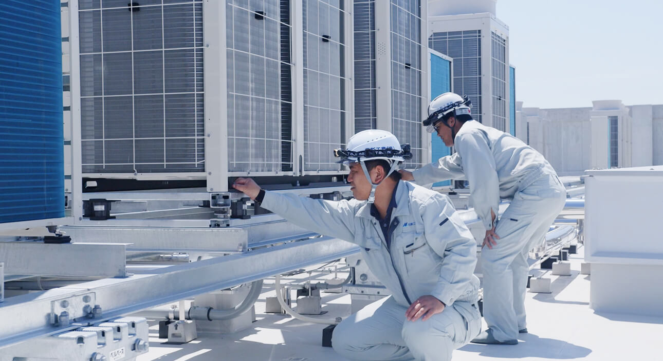 空調設備の点検